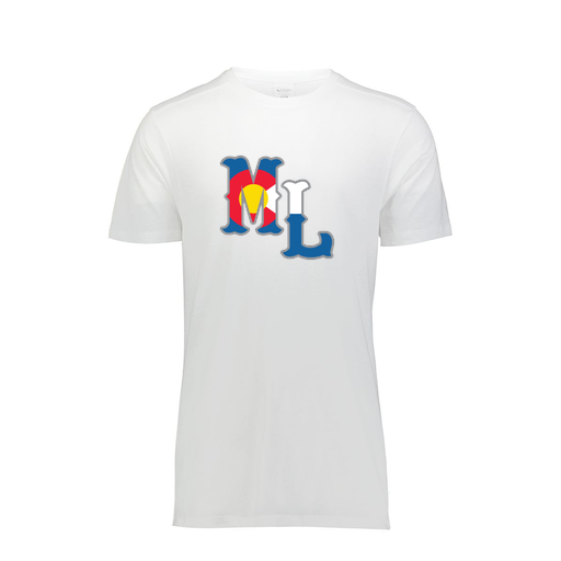 [FTSCUBWH-AS-LOGO3] Decker Men's Tri-Blend T-Shirt - Short Sleeve (Adult S, White, Logo 3)