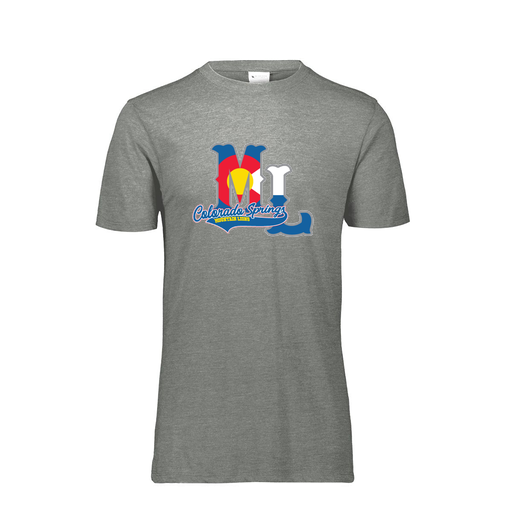[FTSCUBGY-YS-LOGO2] Decker Youth Tri-Blend T-Shirt - Short Sleeve (Youth S, Gray, Logo 2)