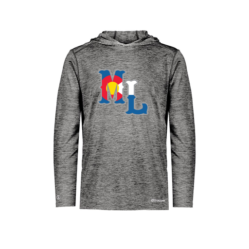[FOLHCGBK-YS-LOGO3] Decker Youth Charge Hoodie (Youth S, Black, Logo 3)