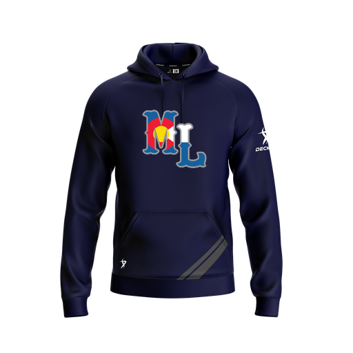 [FOLHSMNV-YXS-LOGO3] Decker Summit Hoodie (Youth XS, Navy, Logo 3)