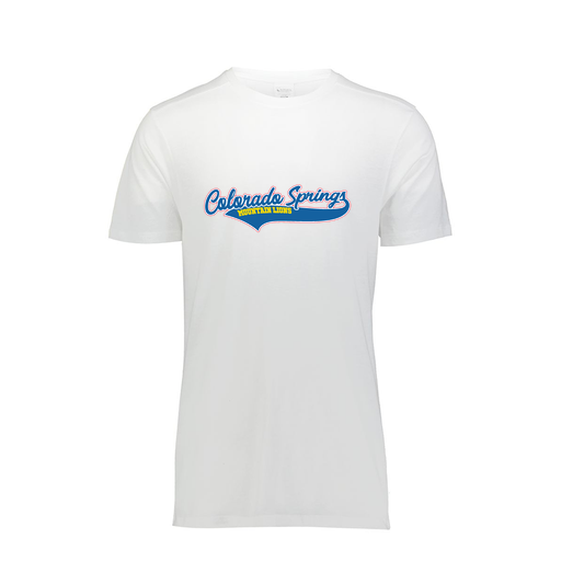 [FTSCUBWH-AS-LOGO1] Decker Men's Tri-Blend T-Shirt - Short Sleeve (Adult S, White, Logo 1)