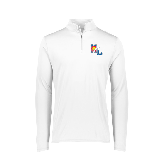[FTLQFLWH-FAXS-LOGO3] Decker Women's Flex-Lite 1/4 Zip Shirt (Female Adult XS, White, Logo 3)