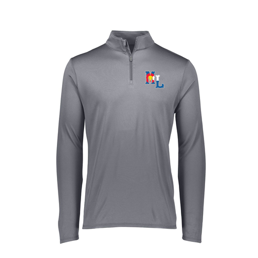 [FTLQFLGY-FAXS-LOGO3] Decker Women's Flex-Lite 1/4 Zip Shirt (Female Adult XS, Gray, Logo 3)