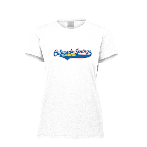 [FTSCUBWH-FAXS-LOGO1] Decker Women's Tri-Blend T-Shirt - Short Sleeve (Female Adult XS, White, Logo 1)