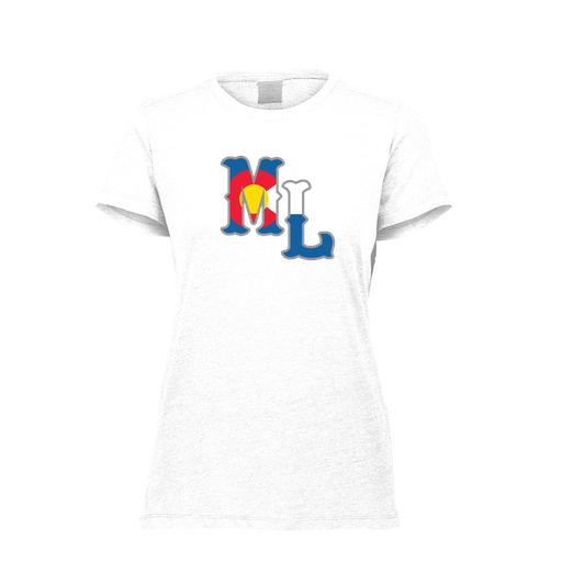 [FTSCUBWH-FAXS-LOGO3] Decker Women's Tri-Blend T-Shirt - Short Sleeve (Female Adult XS, White, Logo 3)