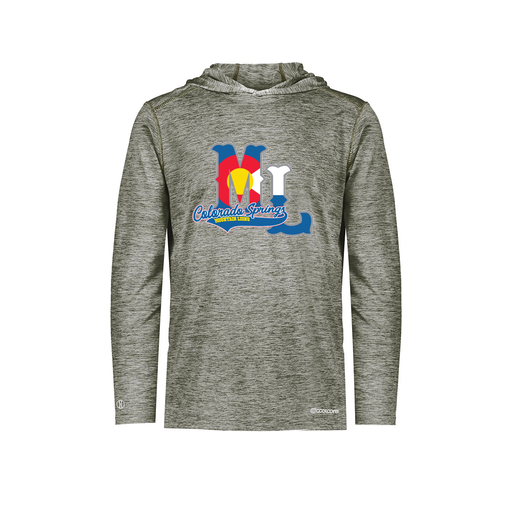 [FOLHCGGY-AS-LOGO2] Decker Men's Charge Hoodie (Adult S, Gray, Logo 2)