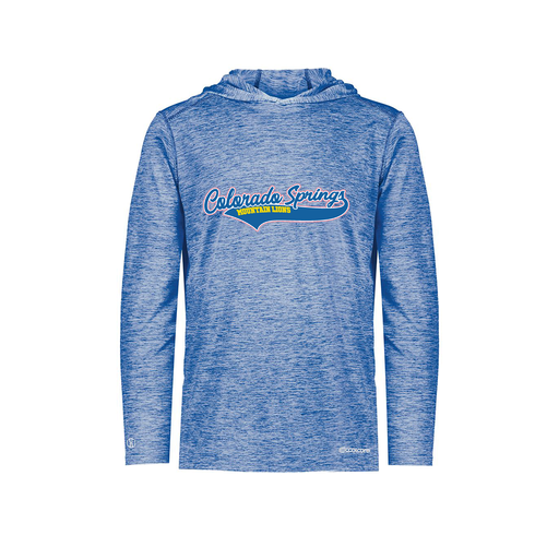 [FOLHCGRY-YS-LOGO1] Decker Youth Charge Hoodie (Youth S, Royal, Logo 1)