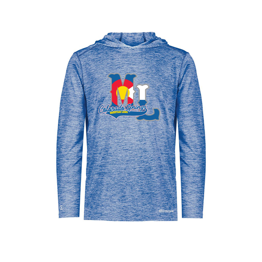 [FOLHCGRY-YS-LOGO2] Decker Youth Charge Hoodie (Youth S, Royal, Logo 2)