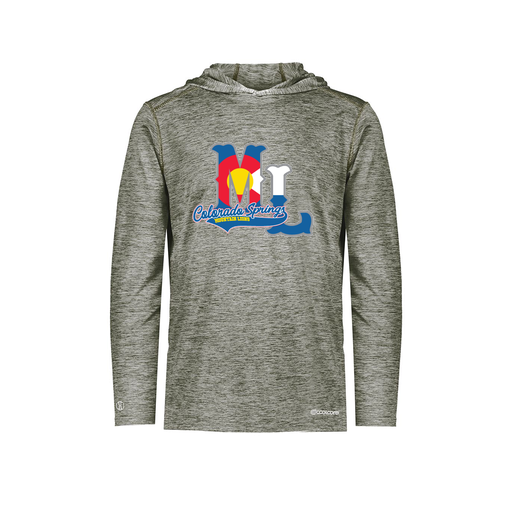 [FOLHCGGY-YS-LOGO2] Decker Youth Charge Hoodie (Youth S, Gray, Logo 2)