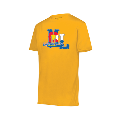 [222819.025.XXS-LOGO2] Youth Movement Dri Fit Shirt (Youth XXS, Athletic Gold, Logo 2)