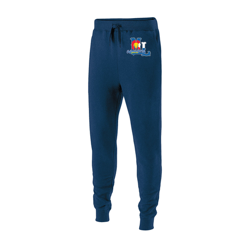 [229648.065.S-LOGO2] Youth 60/40 Fleece Jogger (Youth S, Navy, Logo 2)