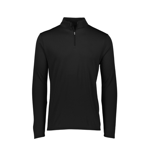 [FTLQFLBK-FAXS-LOGO4] Decker Women's Flex-Lite 1/4 Zip Shirt (Female Adult XS, Black, Logo 4)